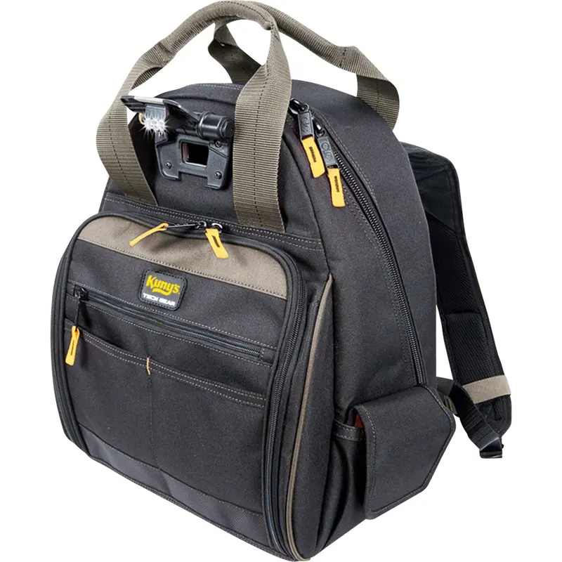 Techgear™ 53-Pocket Tool Backpack, 16" L X 13-1/4" W, Black, Polyester 1