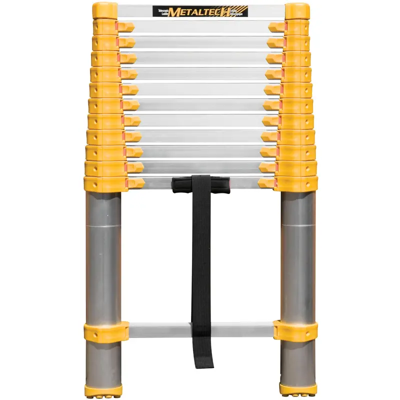 Telescopic Ladder, 3' - 12', Aluminum, 250 Lbs. Capacity, Type 1 1