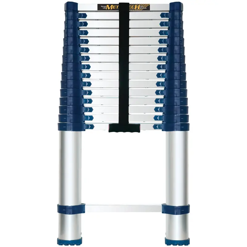 Telescopic Ladder, 3' - 15.5', Aluminum, 250 Lbs. Capacity, Type 1 1