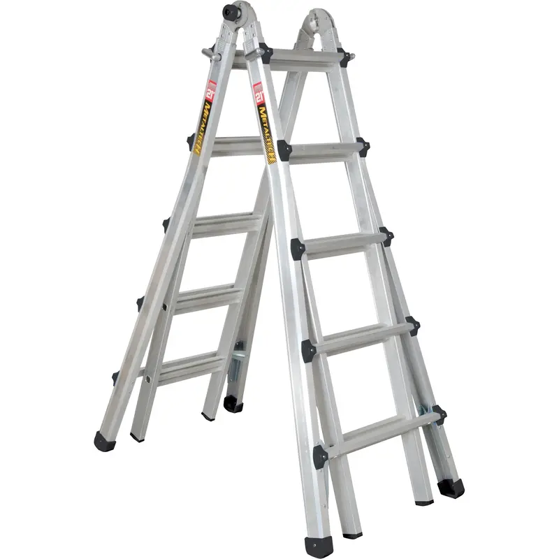 Telescoping Multi-Position Ladder, Aluminum, 300 Lbs., Csa Grade 1A 1