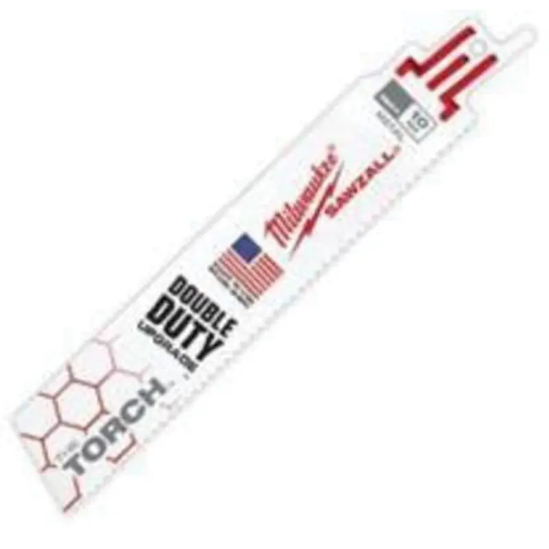The Torch™ Sawzall® Blades, Bi-Metal, 10 Tpi, 6" L X 1" W 1