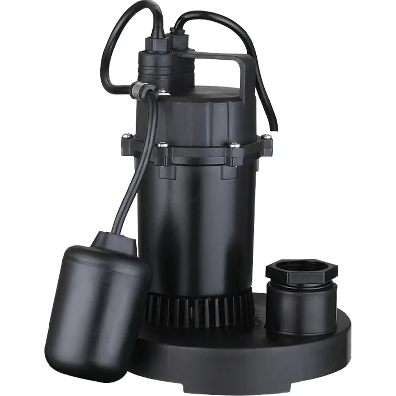 Thermoplastic Submersible Sump Pump, 2560 Gph, 115 V, 4.6 A, 1/3 Hp 1