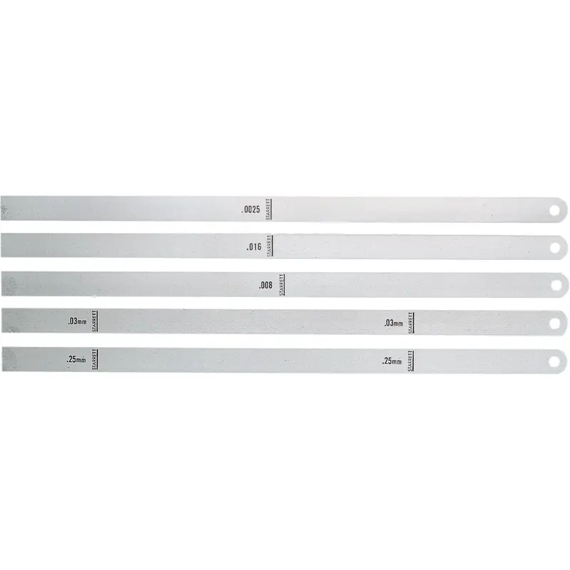 Thickness Gauges Or "Feeler" Stock 1