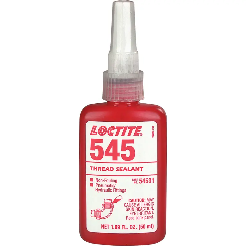 Thread Sealant 545 Hydraulic/Pneumatic Sealant, Bottle, 50 Ml, -54° C - 149° C/-65° F - 300° F 1