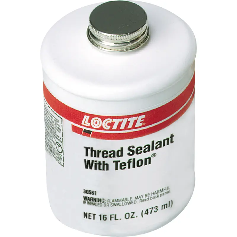 Thread Sealant With Ptfe, Brush-Top Can, 473 Ml, -51° C - 149° C/-59.8° F - 300.2° F 1