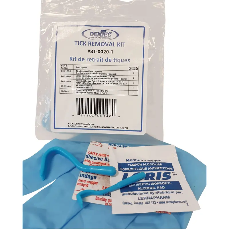 Tick Safety Kit, Class 1 Medical Device, Wallet 1