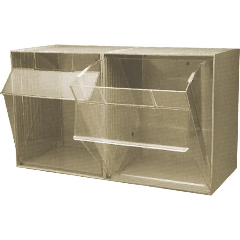 Tip-Out Bins Modular Storage System, 23-5/8" W X 11-7/8" D X 13-7/8" H, 2 Drawers 1