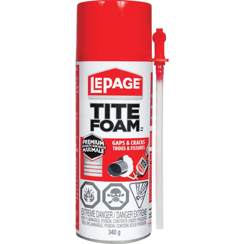 Titefoam Gaps & Cracks Insulating Foam Sealant, Aerosol Can, White 1