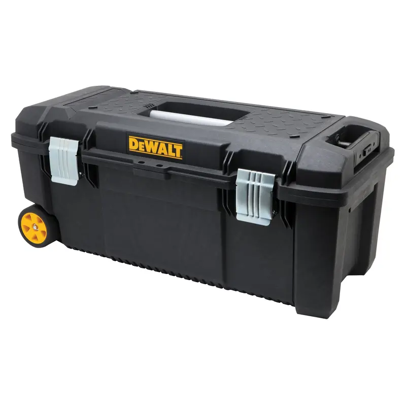 Tool Box On Wheels, 12-1/2" W X 28-1/2" D X 12" H, Black 1