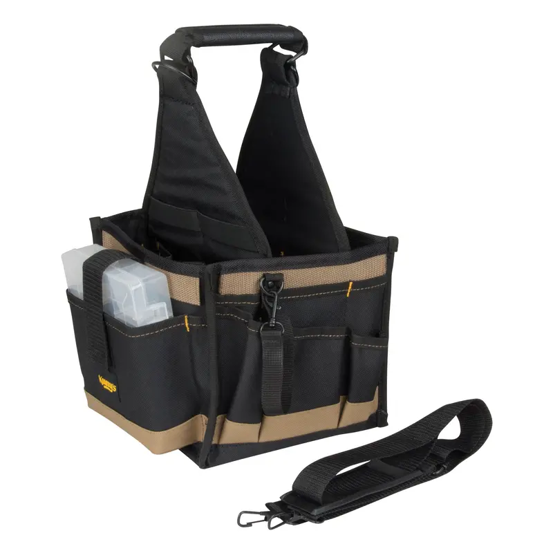 Tool Pouches, Canvas, 25 Pockets, Black 1