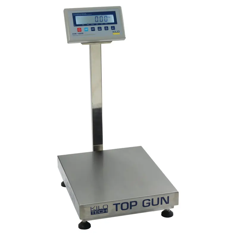 Top Gun Electronic Platform Scales, 18" L X 12" W, 150 Lbs. Capacity 1