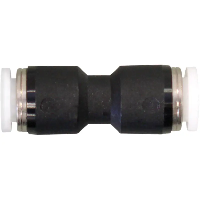 Topfit Union Straight Connector Fitting, 1/4" Dia, Polymer 1