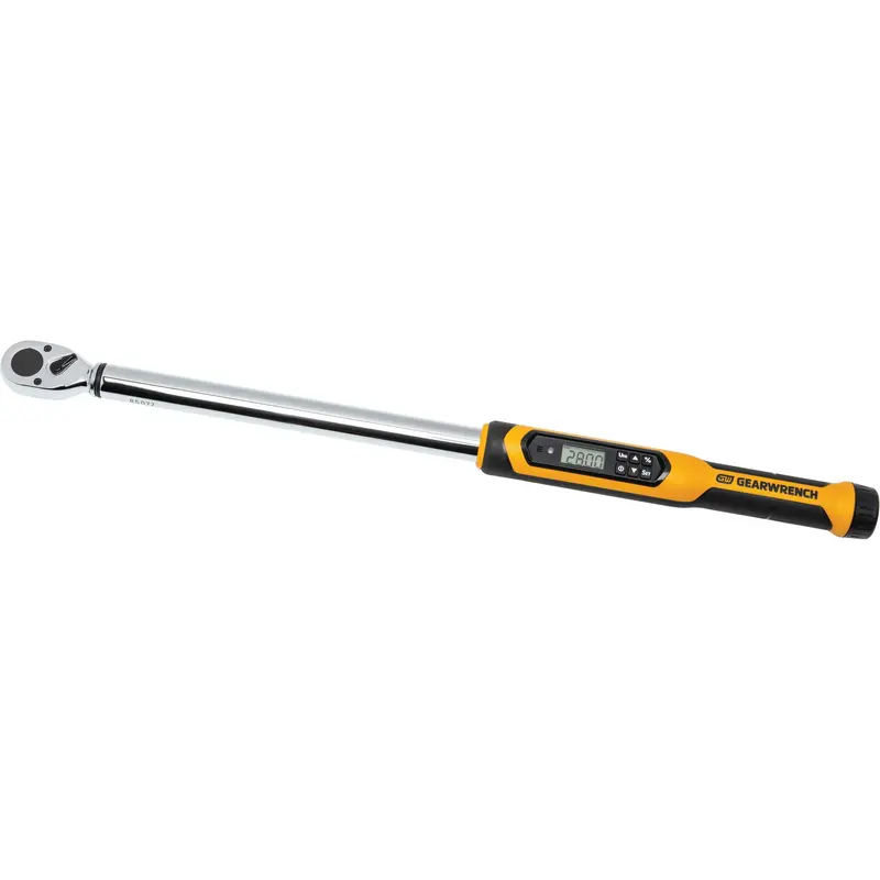 Torque Wrench, Electronic, 1/2" Square Drive, 25 - 250 Ft-Lbs. 1