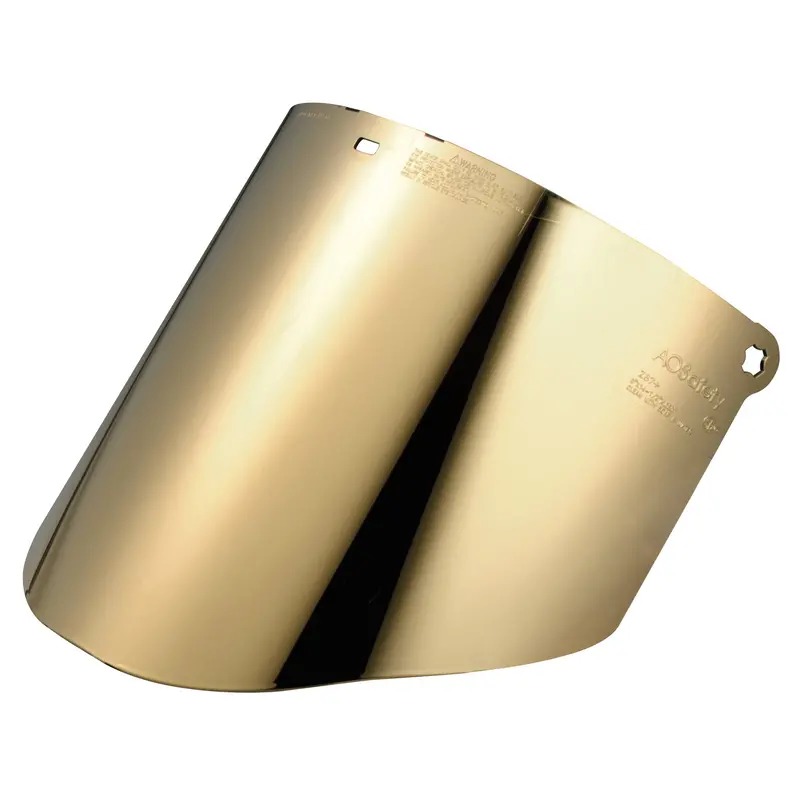 Total Performance Faceshield Window, Polycarbonate, Green Tint 1