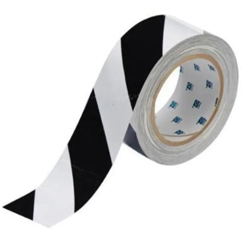 Toughstripe® Floor Marking Tape, 2" X 100', Polyester, Black And White 1