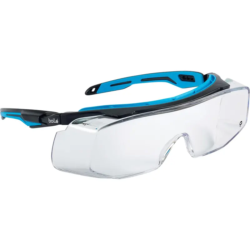 Tryon Otg Ultra-Wraparound Safety Glasses, Clear Lens, Anti-Fog/Anti-Scratch 1