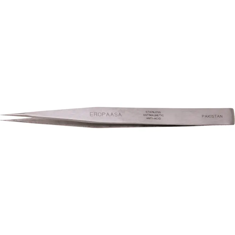 Tweezers - Pointed Tips, Straight - 4.92" (125 Mm) 1