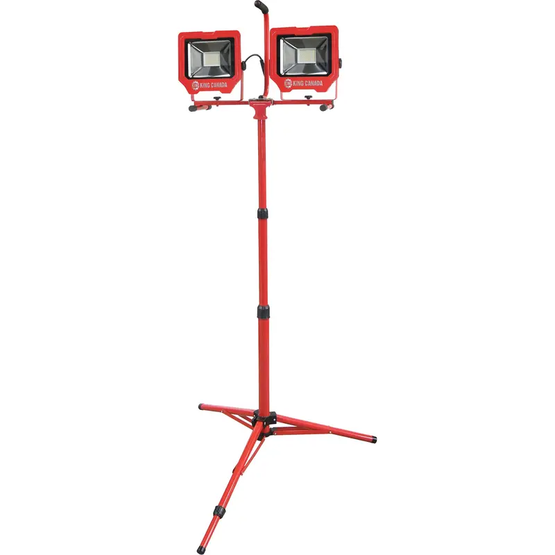 Twin Work Light With Tripod, Led, 72 W, 8000 Lumens, Aluminum Housing 1