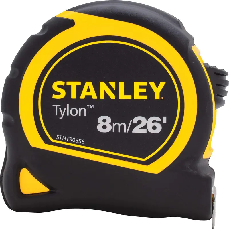 Tylon Measuring Tape, 1" X 26'/8 M, Imperial & Metric Graduations 1