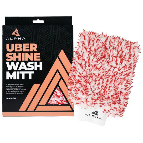Uber Shine Plush Microfibre Wash Mitt 1