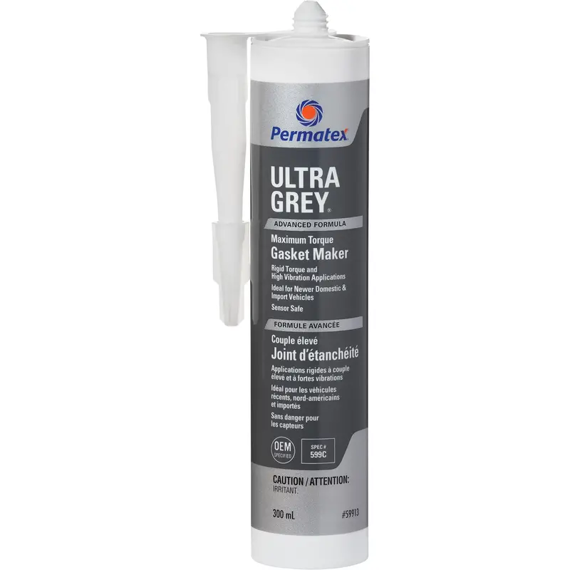Ultra Grey® Rigid High-Torque Rtv Silicone Gasket Maker, Cartridge, Grey 1