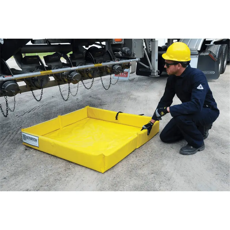 Ultra-Mini Berm®, 60 Us Gal. Capacity, 4' W X 4' L X 6" H, Foam Wall 1