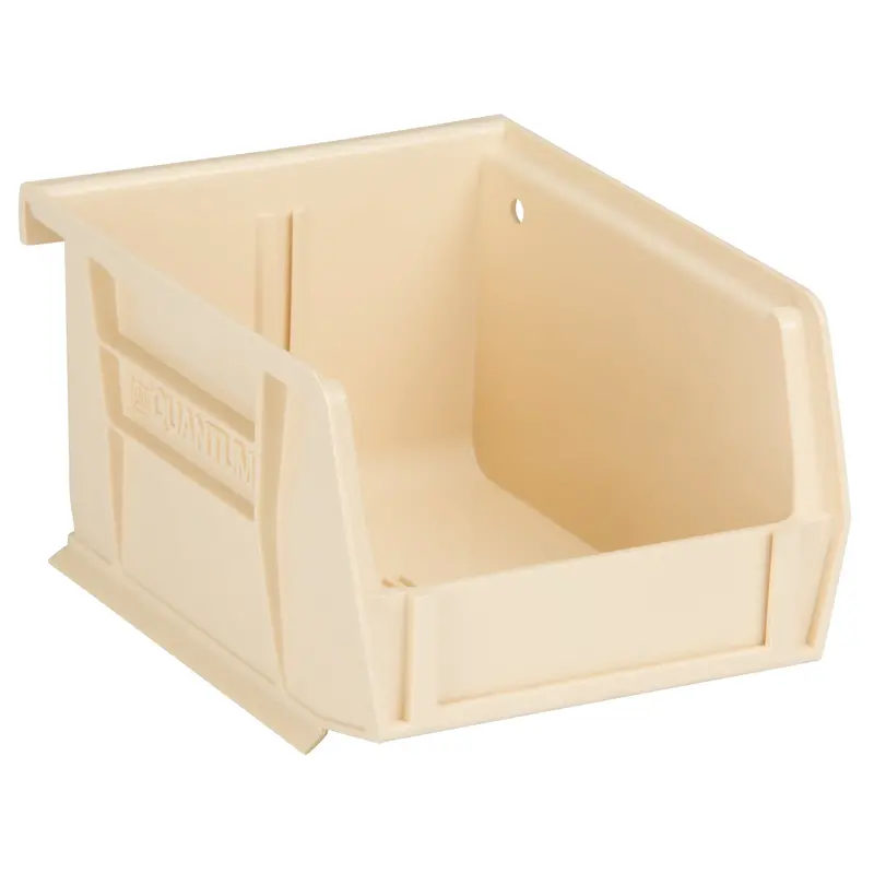 Ultra Stack & Hang Bin, 4-1/8" W X 3" H X 5-3/8" D, Ivory 1