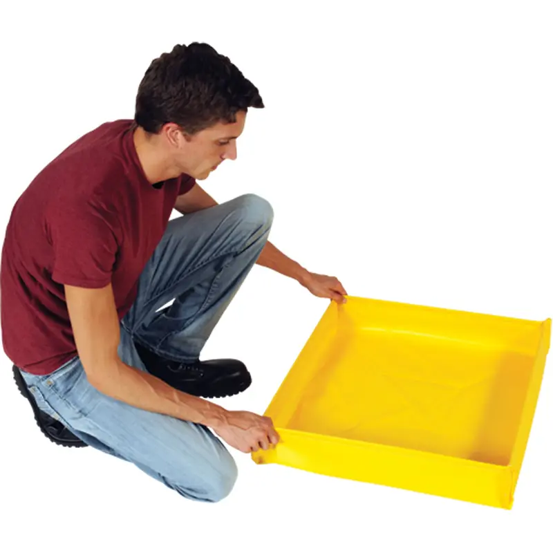 Ultra-Utility Trays® Flexible Model, 24" L X 24" W X 4.7" H, 6.5 Us Gal. Capacity 1
