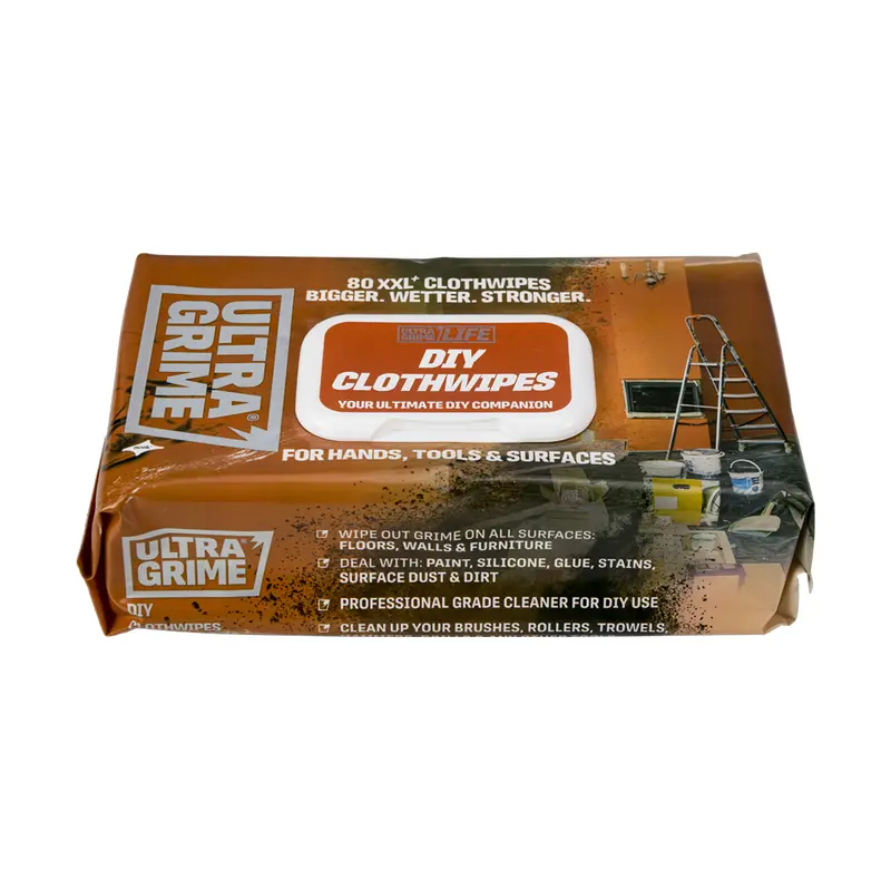 Ultragrime Life Diy Xxl+ Clothwipes 80Pk 1