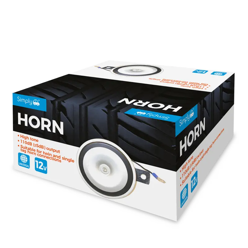 Universal 12V High Tone Car Horn – Twin / Single Electric Horn 1