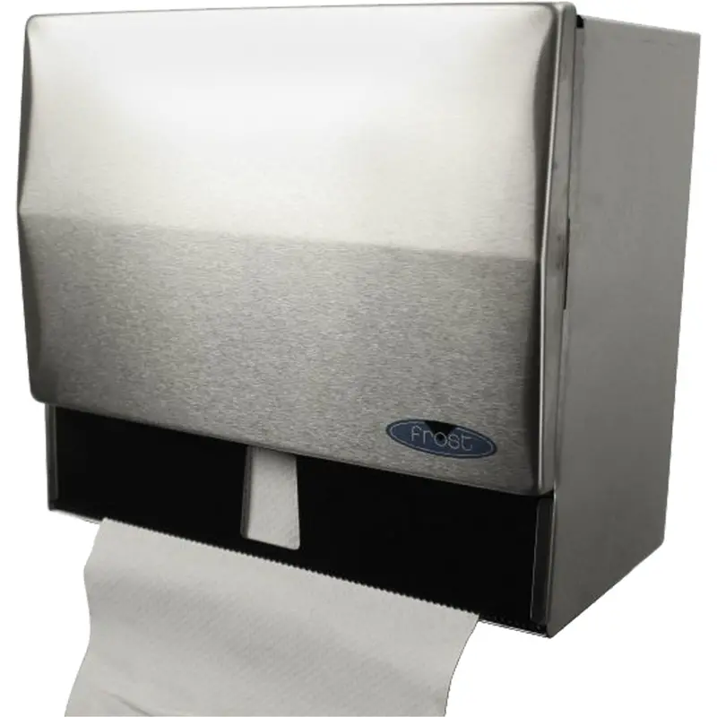 Universal Towel Dispener, Manual, 10.5" W X 6.75" D X 9.5" H 1
