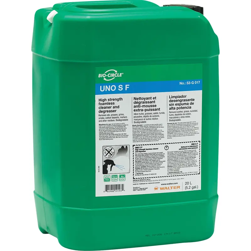 Uno S F™ Foamless Formulation Cleaner, Pail 1