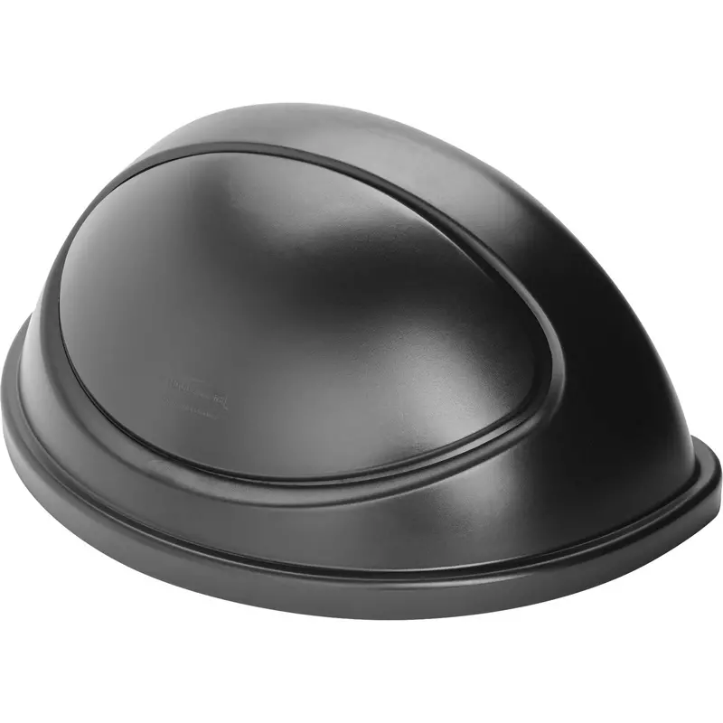 Untouchable® Containers, Half Round Lid, Plastic/Polyethylene, Fits Container Size: 21-5/16" X 21-1/3" 1