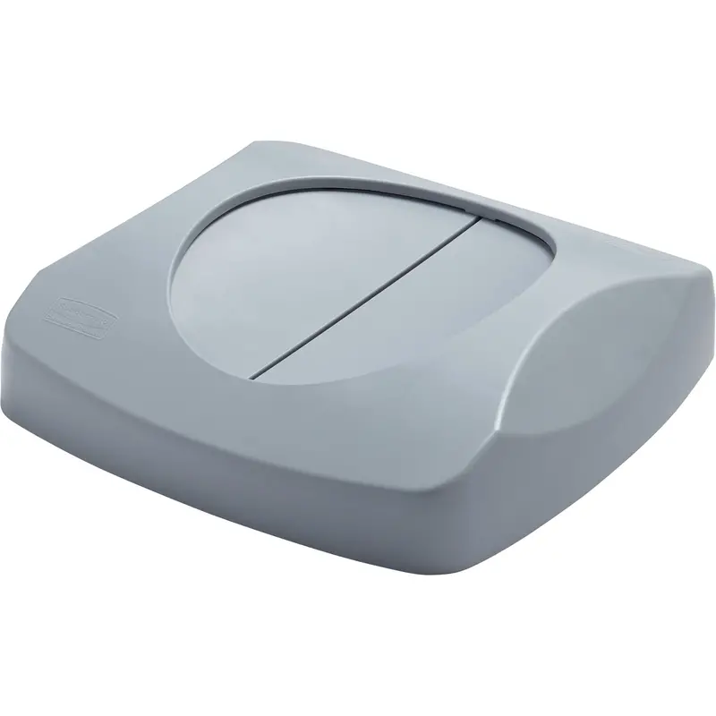 Untouchable® Square Trash Can Lid, Swing Lid, Plastic, Fits Container Size: 16" X 16" 1