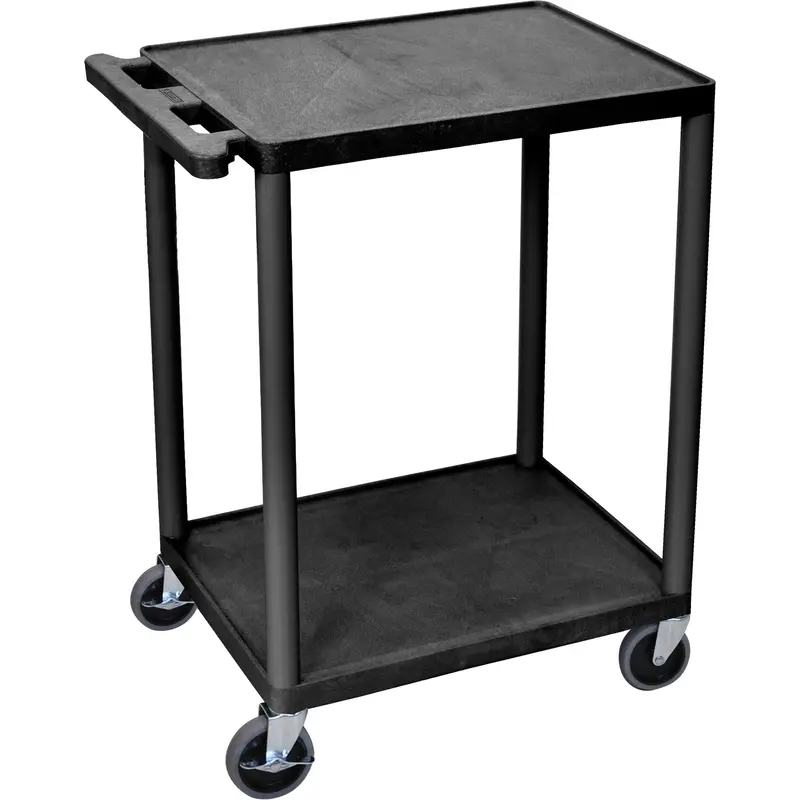 Utility Cart, 2 Tiers, 18" X 33" X 24", 400 Lbs. Capacity 1