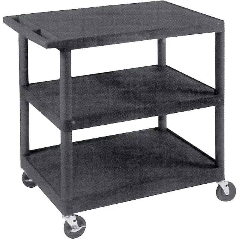 Utility Cart, 3 Tiers, 18" X 34" X 24", 400 Lbs. Capacity 1