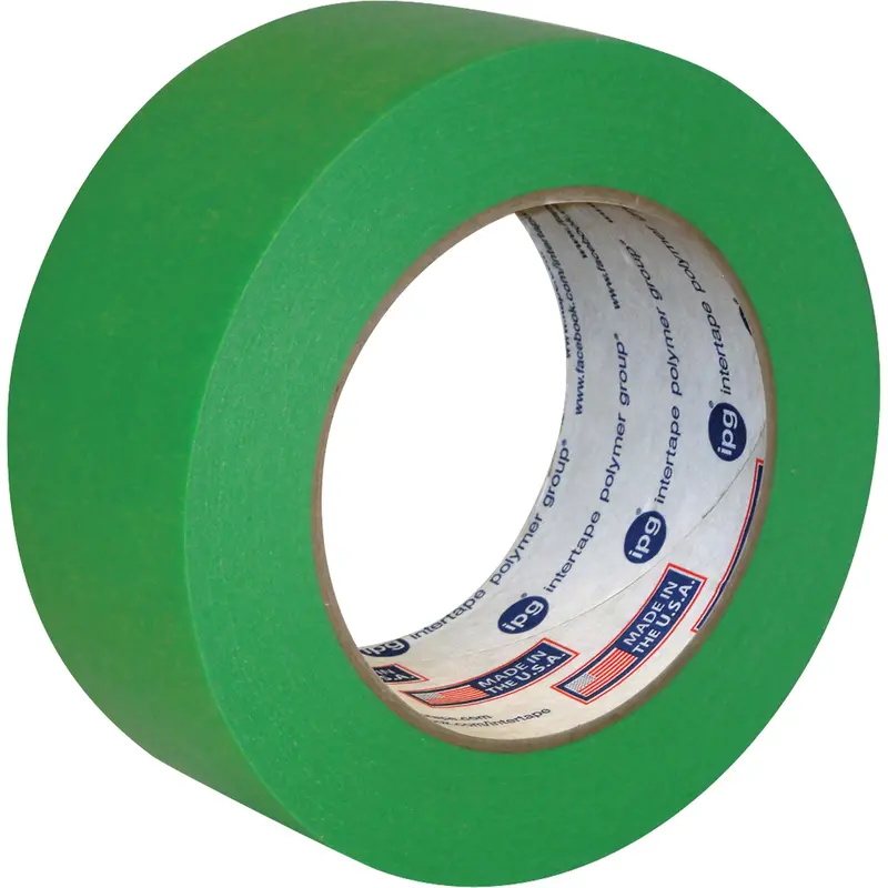 Utility Grade Coloured Masking Tape, 18 Mm (3/4") X 55 M (180'), Light Green 1