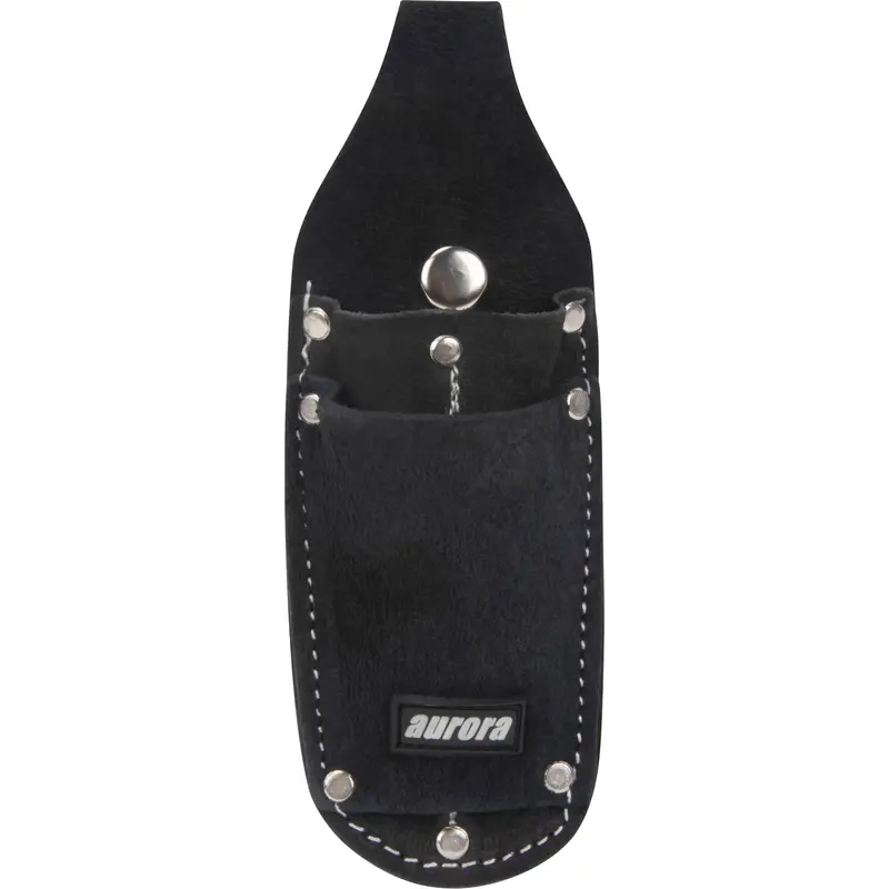 Utility Pouch, Knife Holder, Leather, 3 Pockets 1