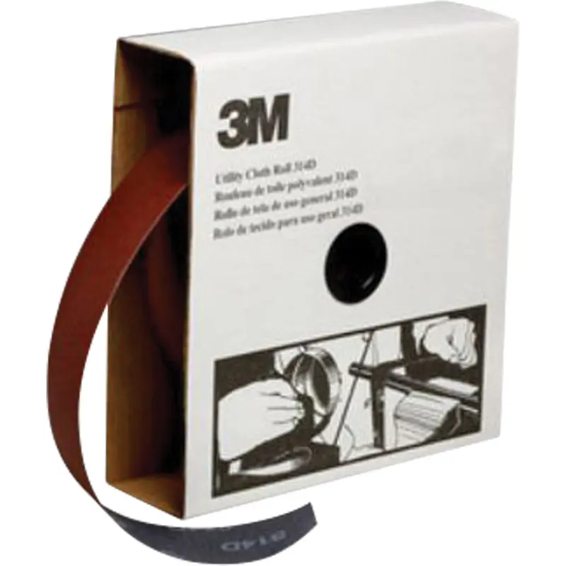 Utility Sanding Roll, Aluminum Oxide, 2" W X 150' L, P400 Grit 1