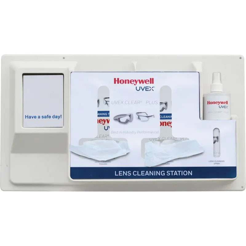 Uvex Clear® Plus Permanent Lens Cleaning Station, Cardboard, 30" L X 4" D X 14" H 1