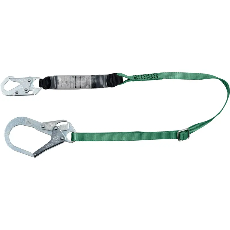 V-Series Lanyard, 6', Rebar Hook Center, Snap Hook Leg Ends, Polyester 1