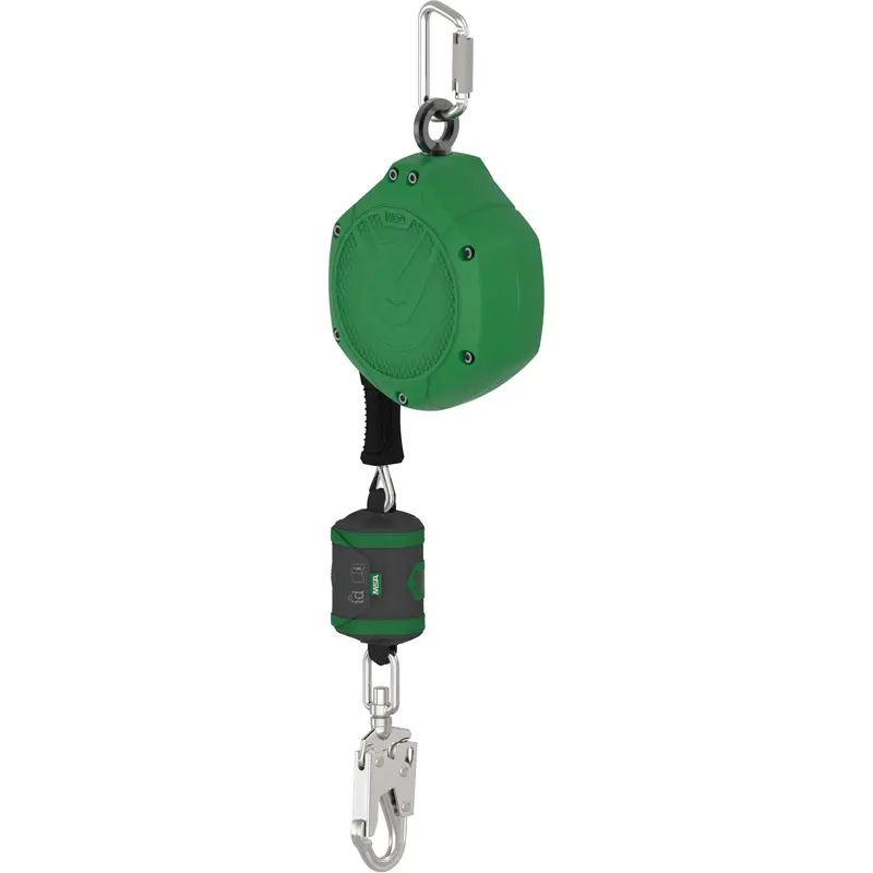 V-Shock® Edge Leading Edge Self-Retracting Lanyard, 50', Galvanized Steel, Swivel 1