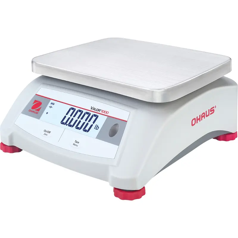 Valor® 1000 Compact Bench Scale, 15 Lbs. / 6 Kg Cap., 1 G / 0.002 Lbs. Graduations 1