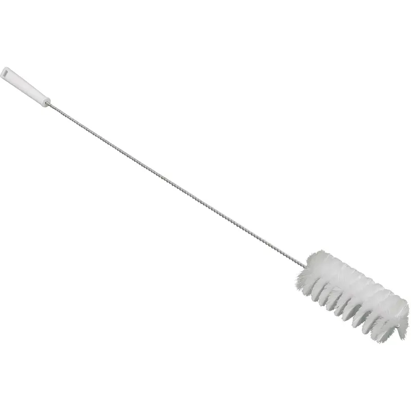 Valve Brush With 3' Flex Handle, Soft Bristles, 36-1/4" Long, White 1