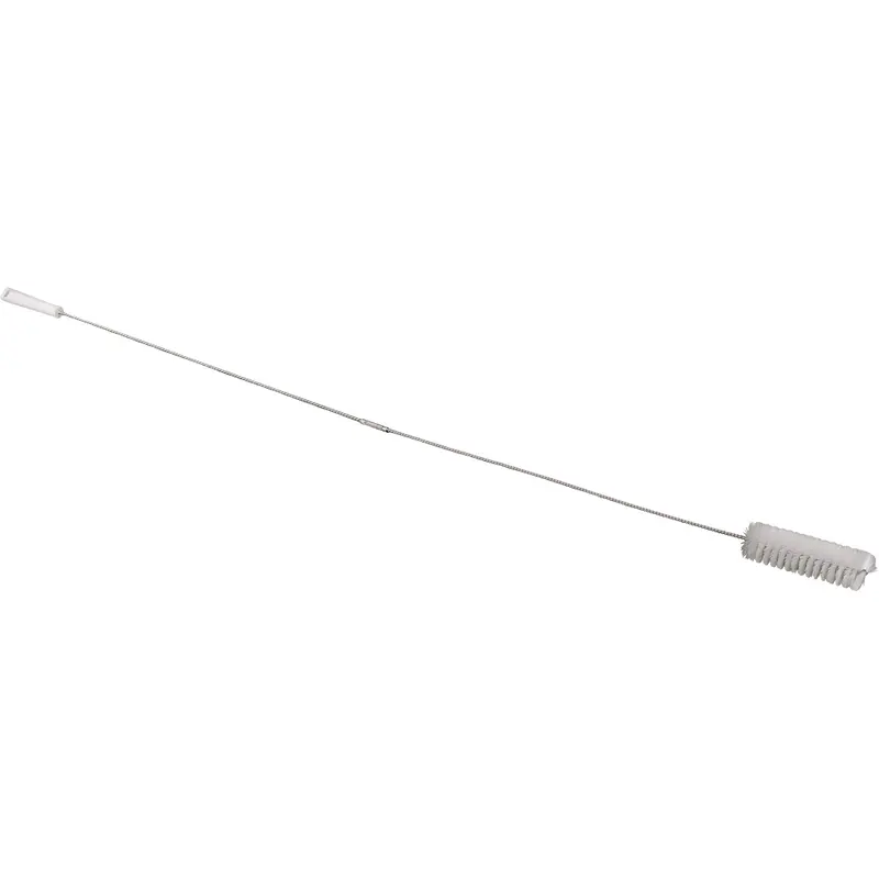 Valve Brush With 5' Flex Handle, Soft Bristles, 60" Long, White 1