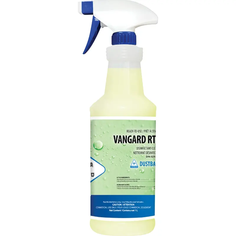 Vangard Ready-To-Use Disinfectant, 1 L, Trigger Bottle 1