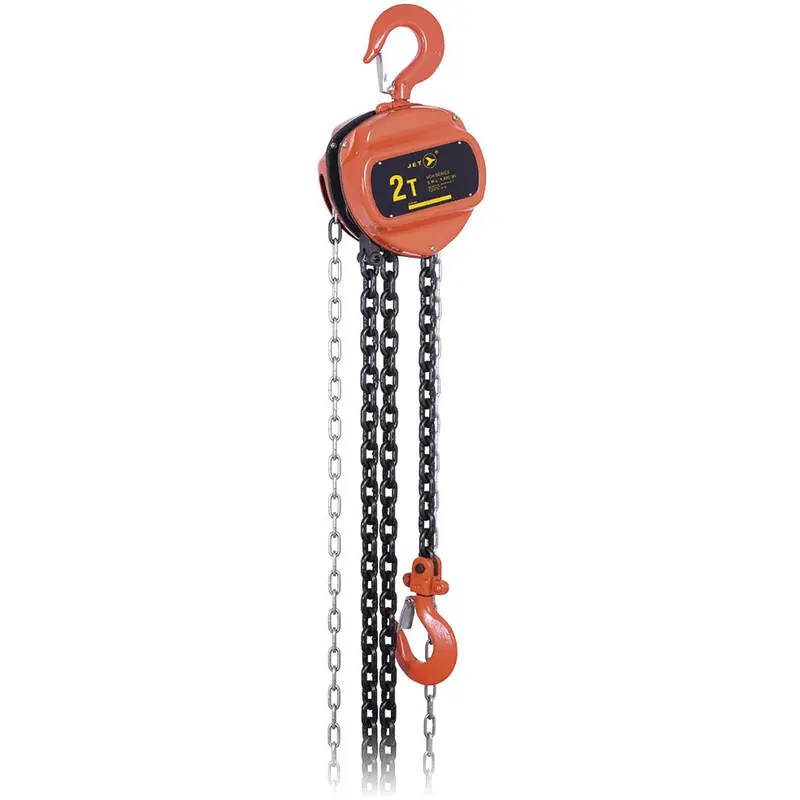 Vch Series Chain Hoist, 10' Lift, 4400 Lbs. (2 Tons) Capacity, Heat-Treated Alloy Steel Chain 1