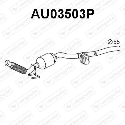 Veneporte Catalytic Converter Au03503p Euro 6 1