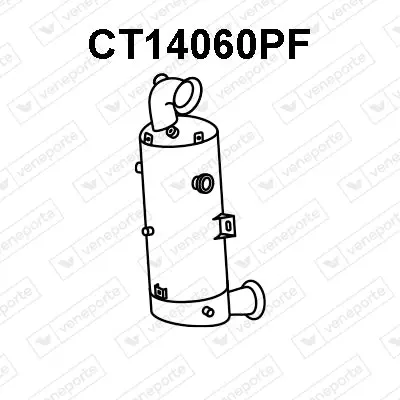 Veneporte Catalytic Converter Ct14060pf Euro 6 1