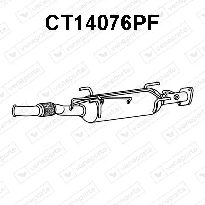 Veneporte Catalytic Converter Ct14076pf Euro 6 1